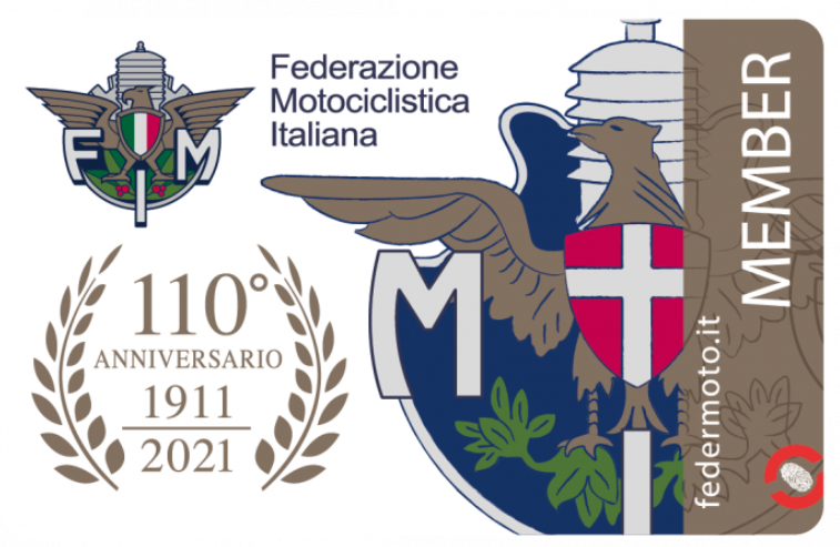 Tessera membro FIM - Federazione Motociclistica Italiana 2021